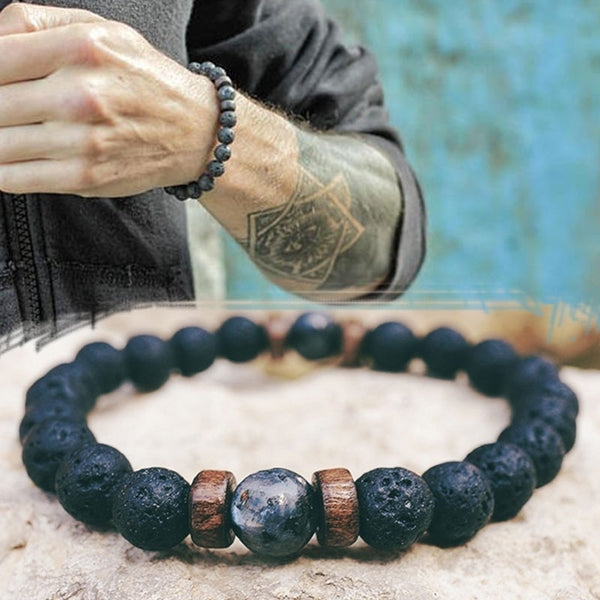 MENS MOONSTONE BRACELET